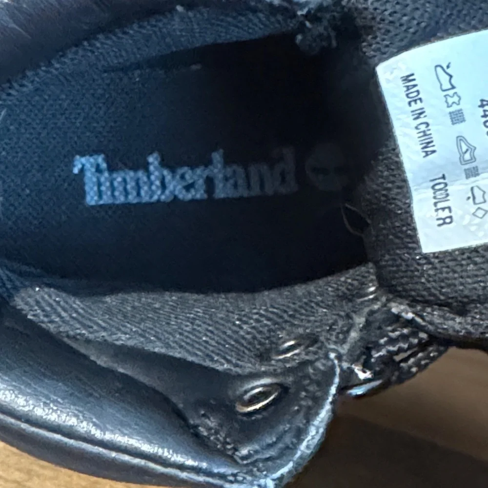 Timberland Infant 6 Inch‎ Field Boots Black Size 6.5